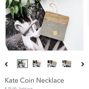 Natalie Borton Kate Coin Necklace